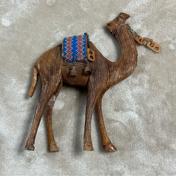 Camel Carved Blanket Chain Vintage - Picture 2 of 10